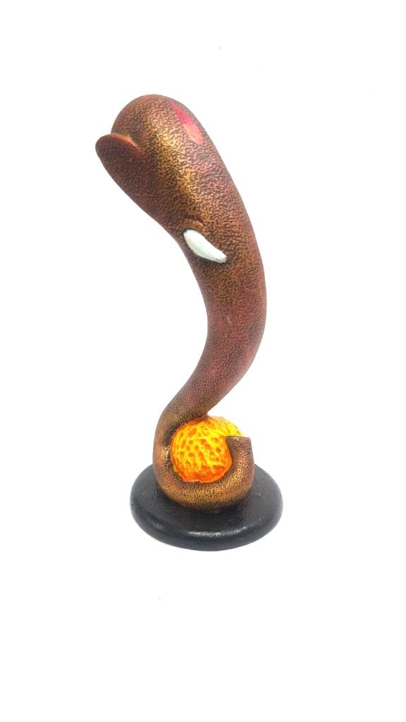 Resin Ganesha Sleek Design Range On Stand With Stone Effect By Tamrapatra