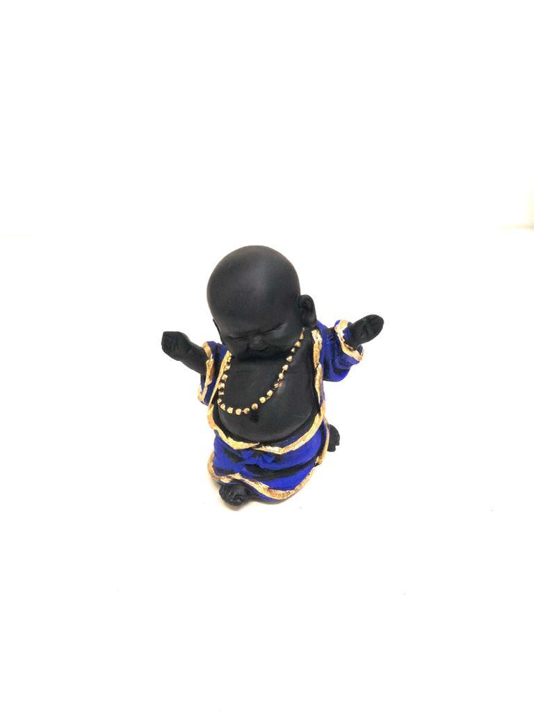 Cool Blue Shaded Handmade Baby Monks Attractive Home Décor By Tamrapatra