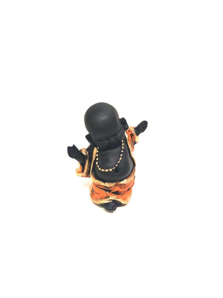 Sweet Baby Monks Orange Styles Spiritual Figures For Home Office Tamrapatra