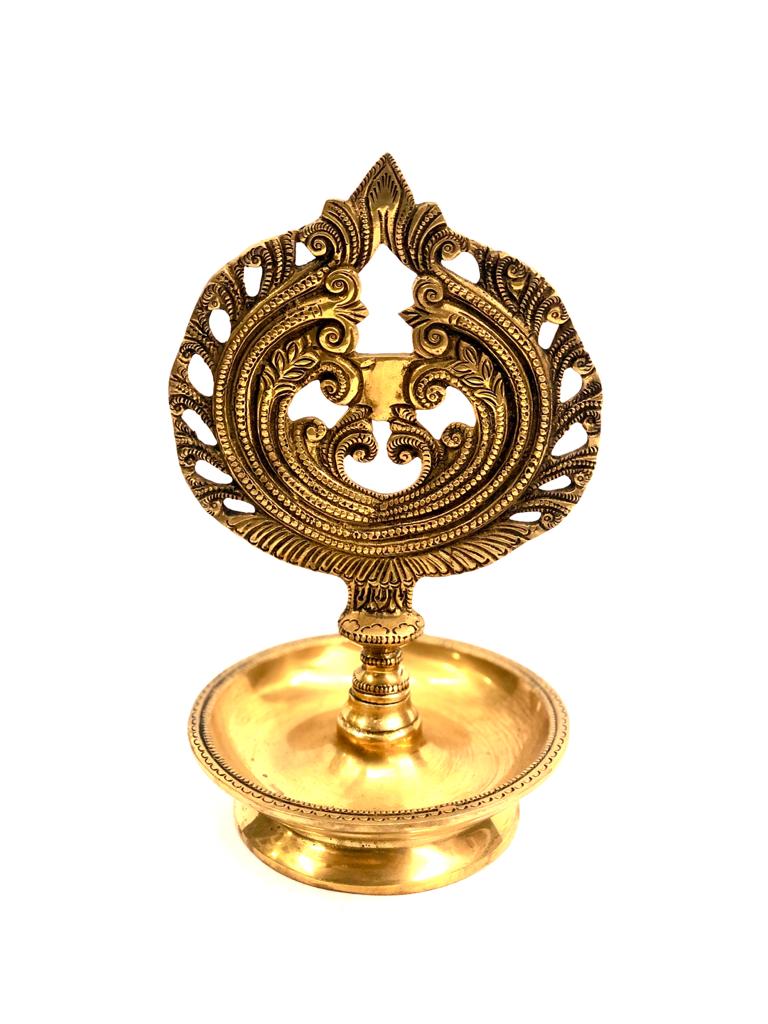 Big Brass Diya Best For Pooja Prayers Temple Room Decoration By Tamrapatra