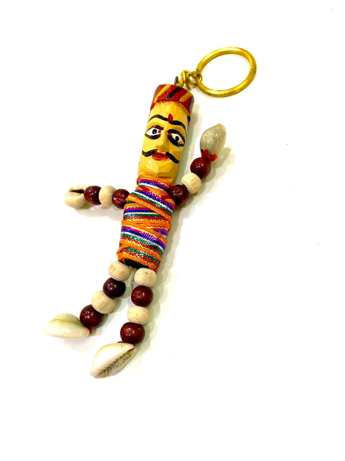 Beads Key Chains Puppet Design Male Female Traditional Collection Tamrapatra