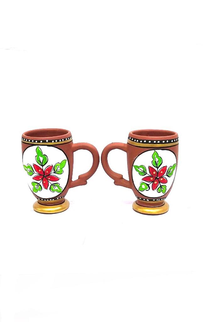 Beer Mugs Handle With Mugs Hand Painted Serve Beverages From Tamrapatra