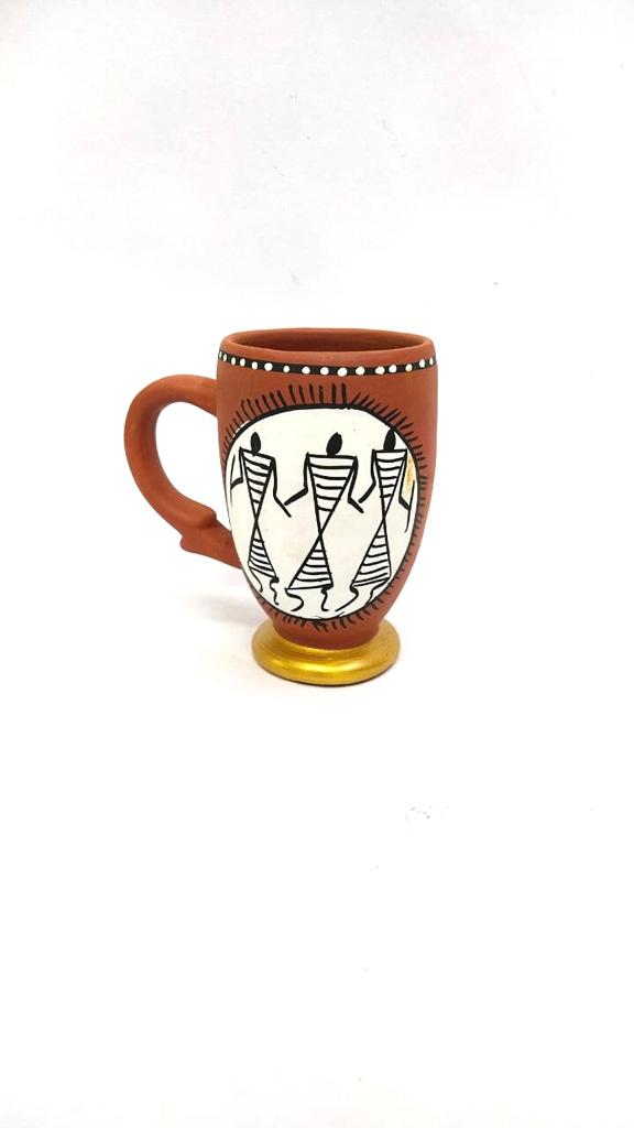 Beer Mugs Handle With Mugs Hand Painted Serve Beverages From Tamrapatra