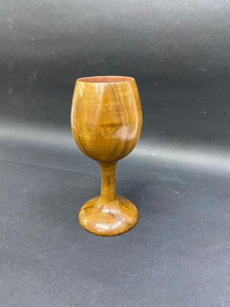 Classy Wooden Wine Glass Elegant Kitchen Dinning Accessories From Tamrapatra