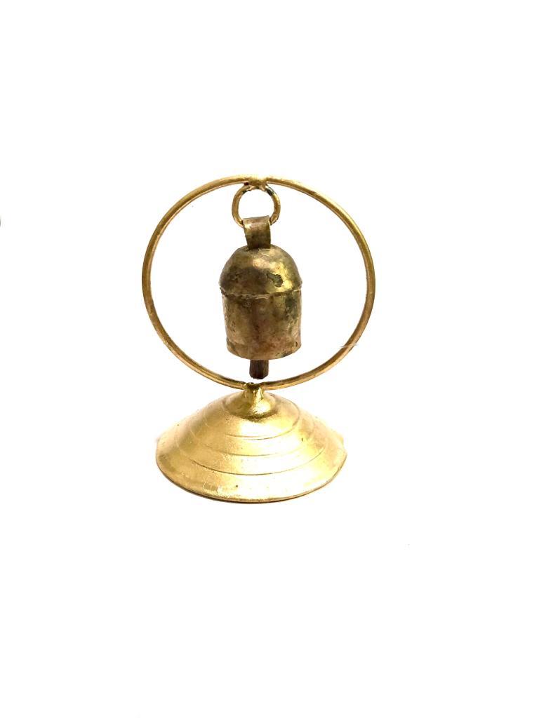 Bell On Stand Sweet Little Gifts Ringing Sound Table Top Décor Tamrapatra