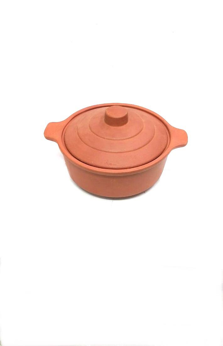 Mitti Ka Bhagona With Handle For Cooking Delicious Curry & Biryani Tamrapatra