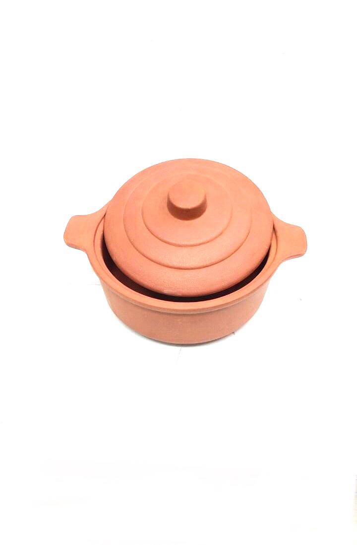 Mitti Ka Bhagona With Handle For Cooking Delicious Curry & Biryani Tamrapatra