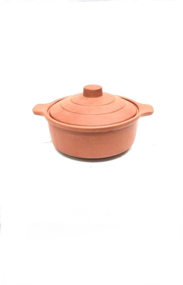 Mitti Ka Bhagona With Handle For Cooking Delicious Curry & Biryani Tamrapatra