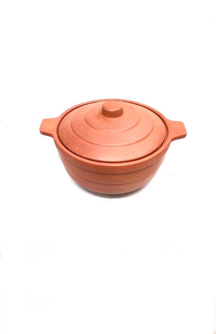 Mitti Ka Bhagona With Handle For Cooking Delicious Curry & Biryani Tamrapatra