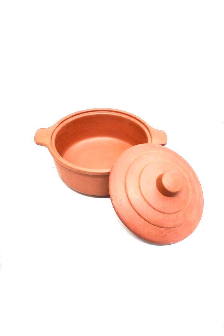 Mitti Ka Bhagona With Handle For Cooking Delicious Curry & Biryani Tamrapatra