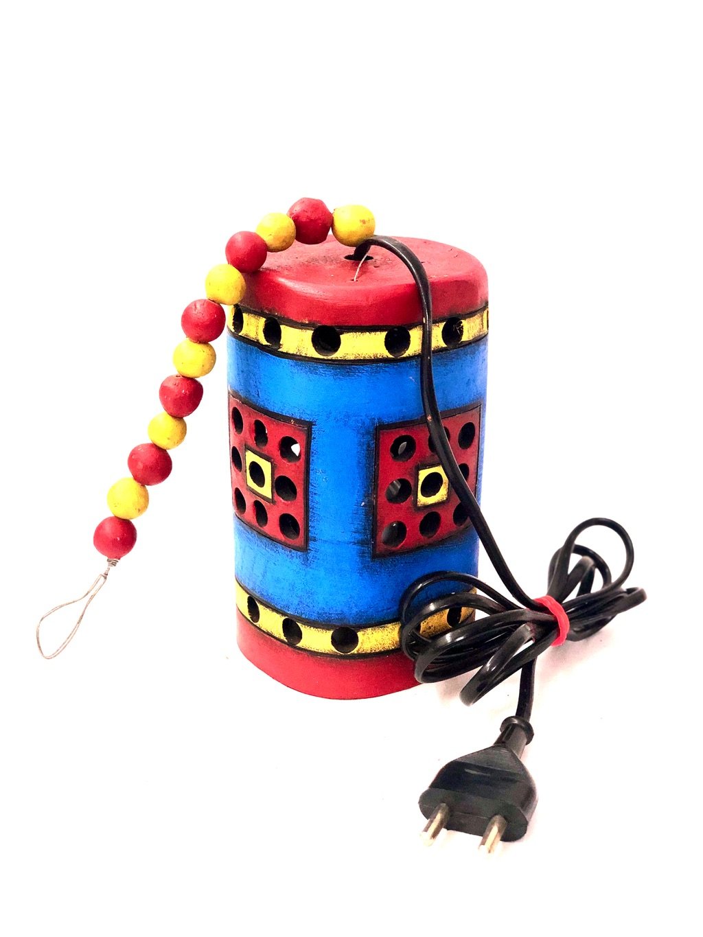 Excellent Craftsmanship Terracotta Lamps With Beads Hanging Tamrapatra