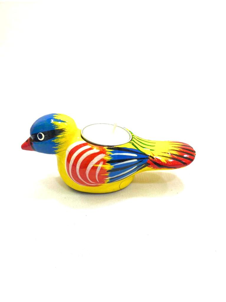Birds Tea Candle Light Holders Painted Creative Gifts & Arts Exclusive By Tamrapatra - Tamrapatra