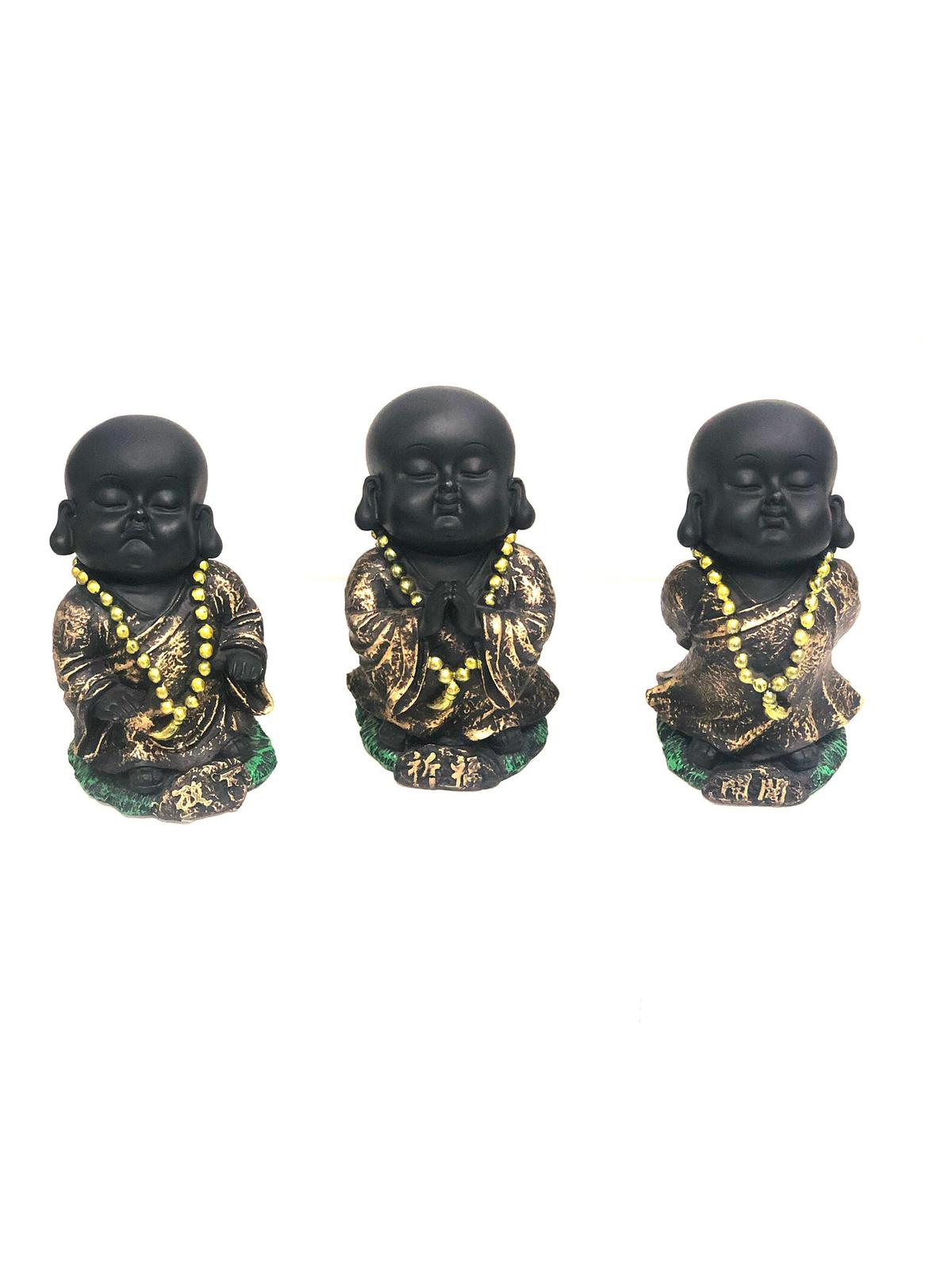 Feng Shui Monks In Quirky Designs Handcrafted With Excellence By Tamrapatra