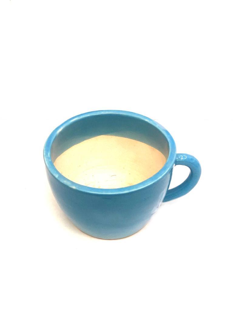 Cup Shaped Ceramic Pots In Attractive Look For Natural Plants Décor Tamrapatra