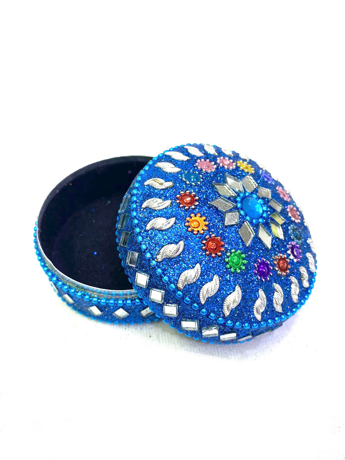 Jewelry Box In Beautiful Shiny Shades Storage Ideas Handcrafted From Tamrapatra