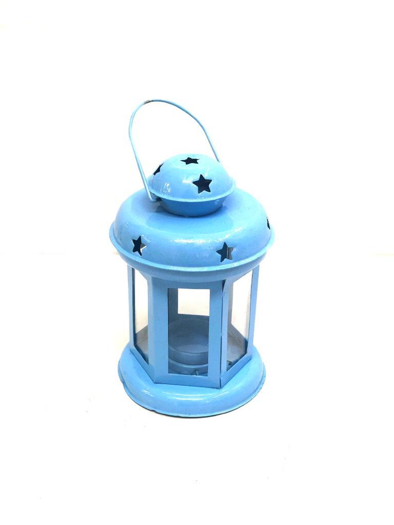 Star Designed Beautiful Lanterns Available In Multi Colors Candle Holder Tamrapatra