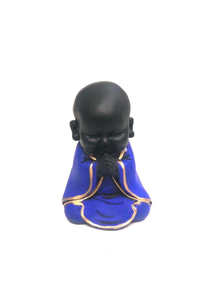 Mesmerizing Sweet Monks Offering Prayers For Home Office Décor Tarmapatra