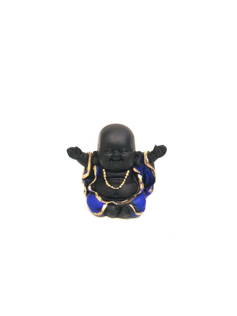 Cool Blue Shaded Handmade Baby Monks Attractive Home Décor By Tamrapatra