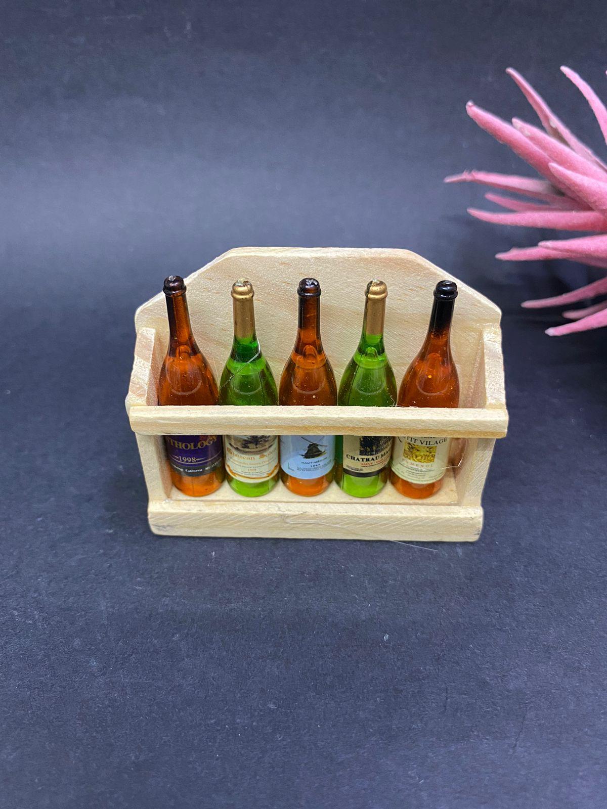 Luxurious Wine Bottle In Case Fridge Magnets Souvenir Gifting's From Tamrapatra