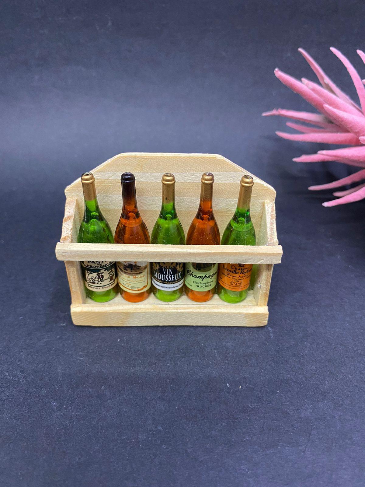 Luxurious Wine Bottle In Case Fridge Magnets Souvenir Gifting's From Tamrapatra
