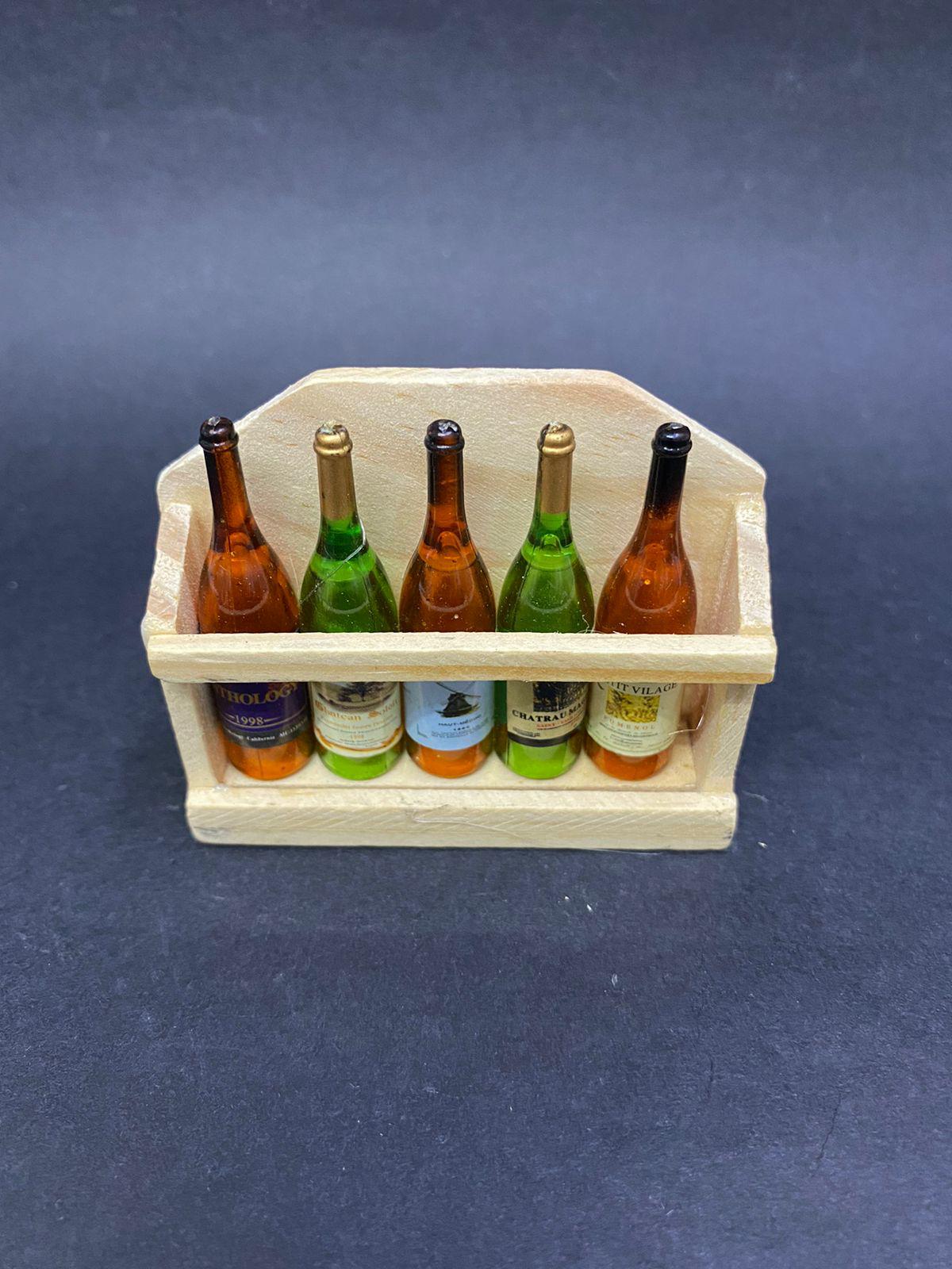 Luxurious Wine Bottle In Case Fridge Magnets Souvenir Gifting's From Tamrapatra
