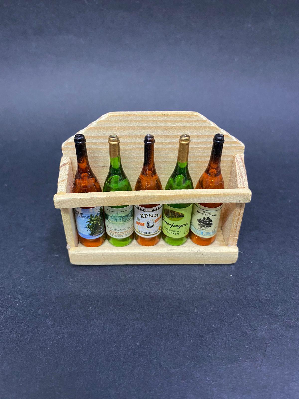 Luxurious Wine Bottle In Case Fridge Magnets Souvenir Gifting's From Tamrapatra