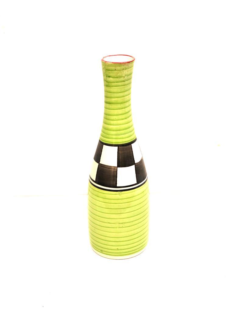 Unique Designer Bottle Shaped Vase Extraordinary Ceramic Creations Tamrapatra