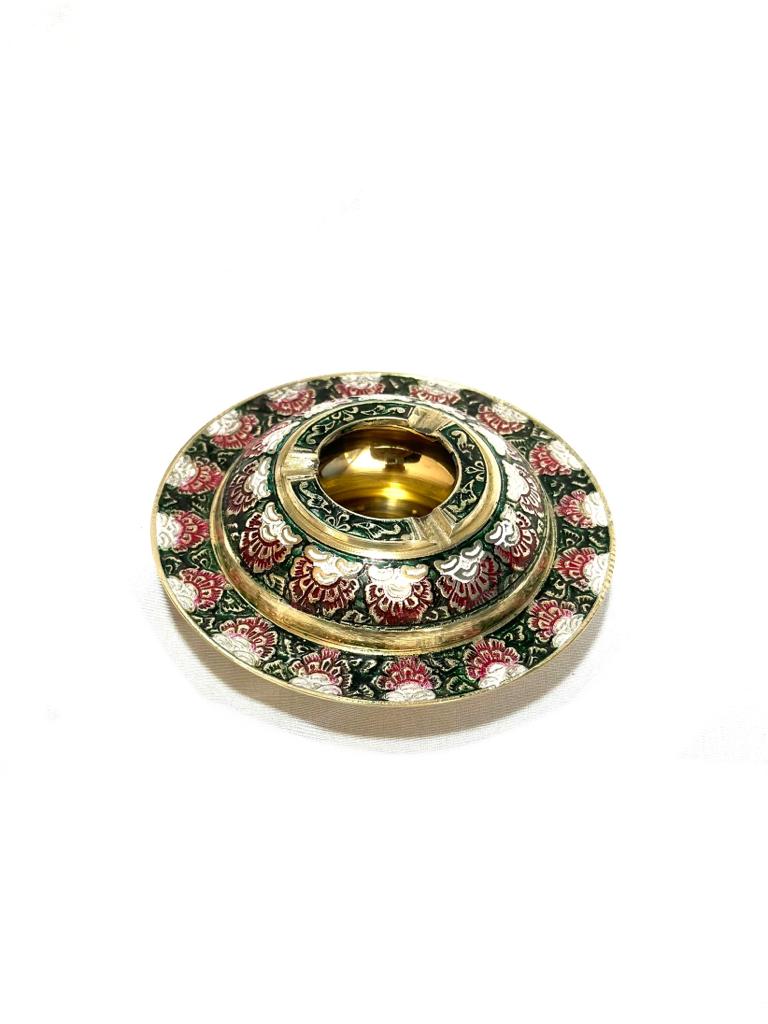 Brass Ash Tray Designed In Royal Series Best Collection Of Artware By Tamrapatra