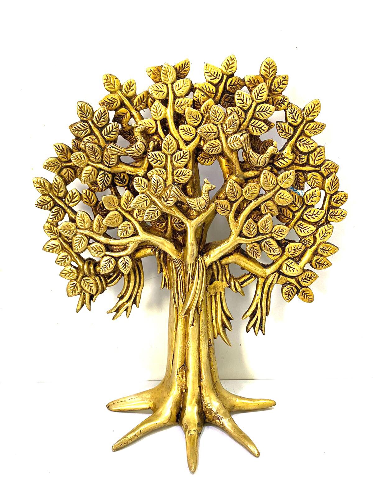 Brass Tree Kalpavriksha Handmade Creations Luxury Banyan Tree With Birds By Tamrapatra