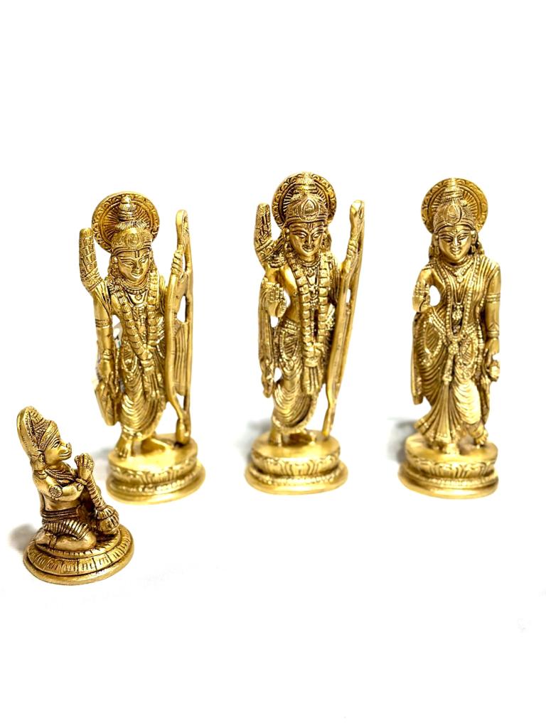 Ramdarbar Set Brass Quality Brass Idols Statues Collectible From Tamrapatra