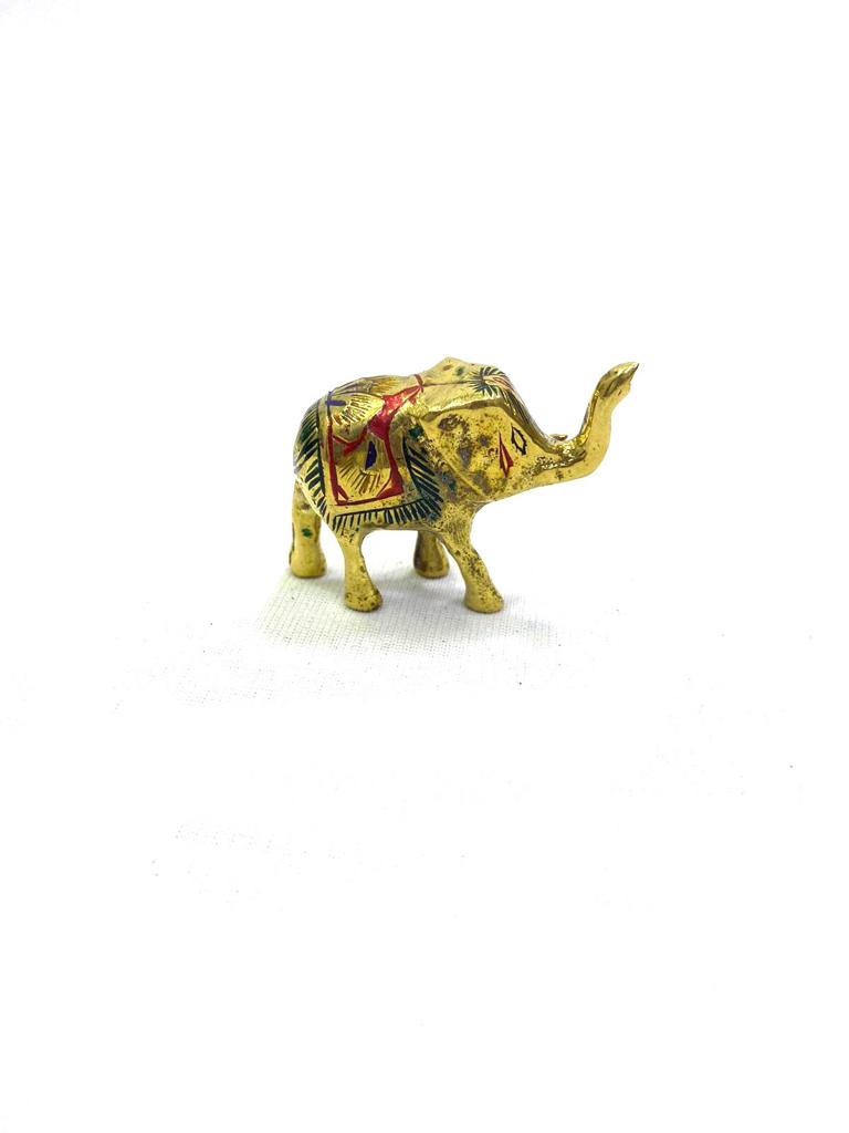 Elephant Brass Animal Collectible Mighty Lovely Gifts Handcrafted By Tamrapatra