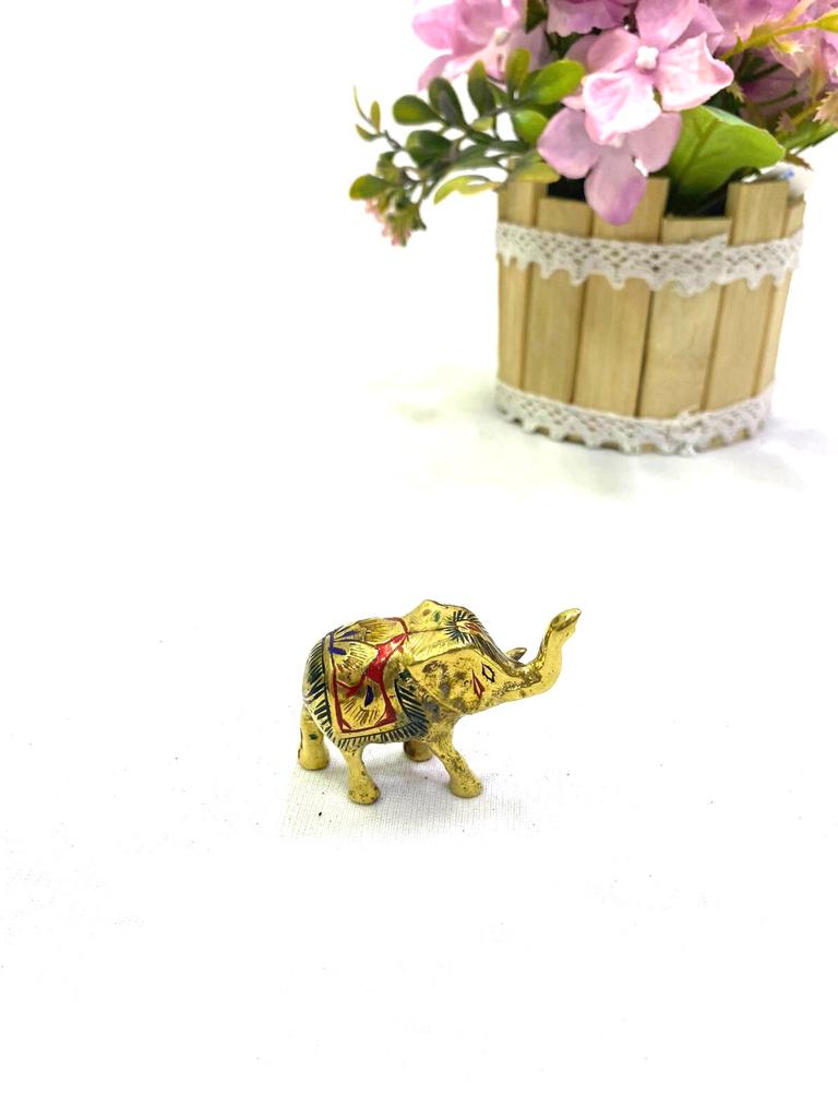 Elephant Brass Animal Collectible Mighty Lovely Gifts Handcrafted By Tamrapatra
