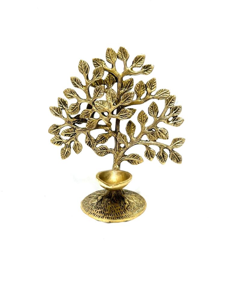 High Quality Brass Tree With Tea Light Holder Gift & Decoration From Tamrapatra - Tamrapatra