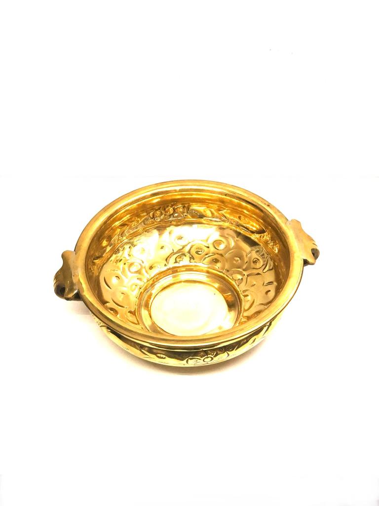 Lightweight Carving Urli Brass Classy Home Décor Flowers Entrance Ideas Tamrapatra