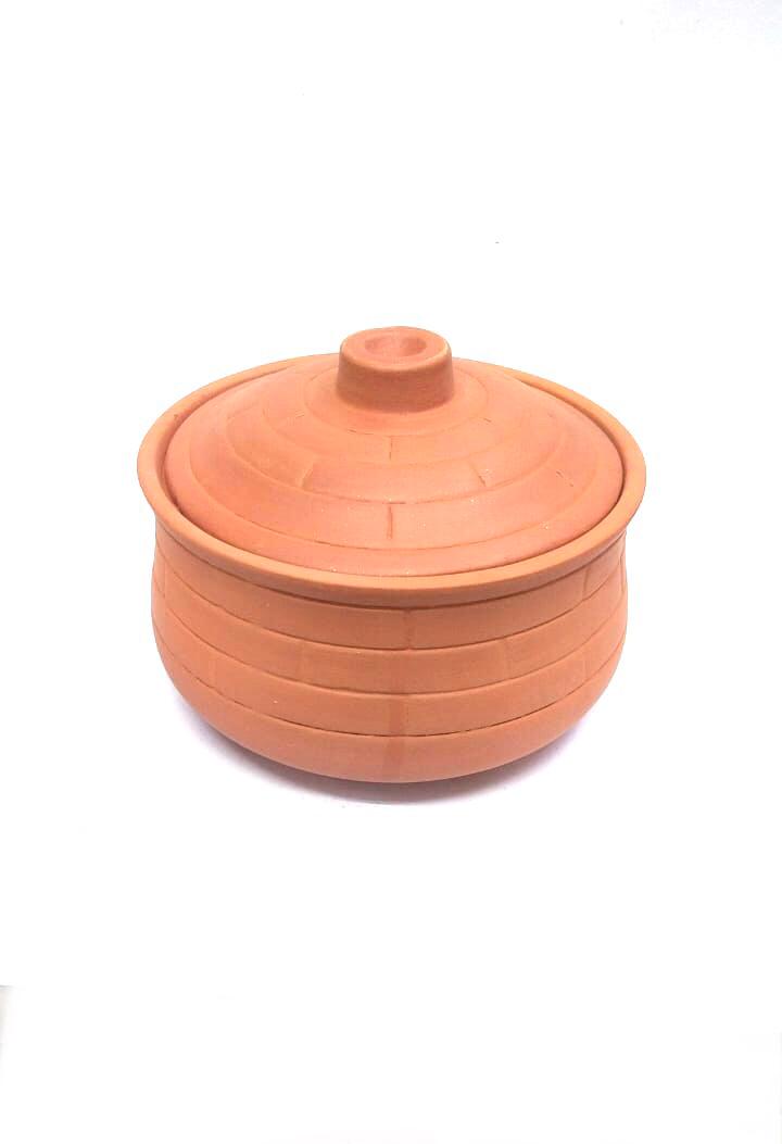 Bricks Donga Set Beautiful Earthen Creations For Cooking Hygienic Food Tamrapatra
