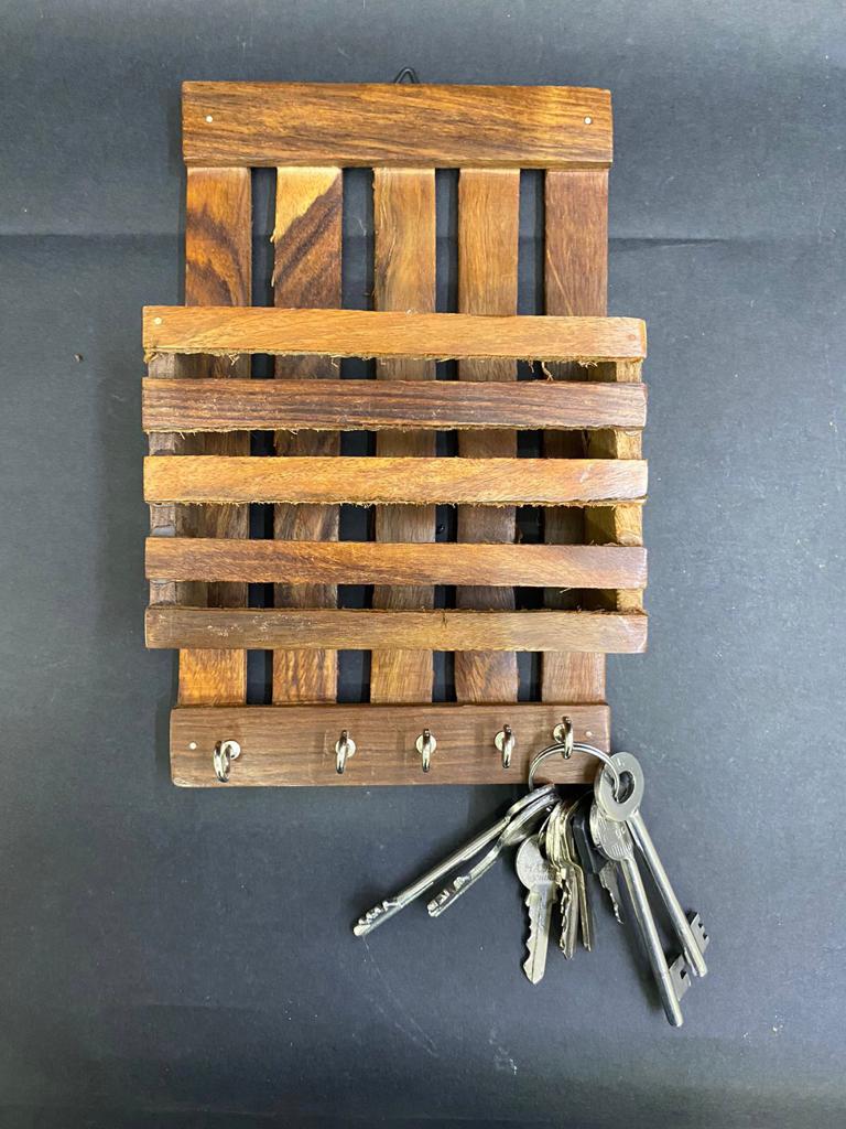 Wooden Key Box Letter Mobile Holder Creative Design Utility Now At Tamrapatra