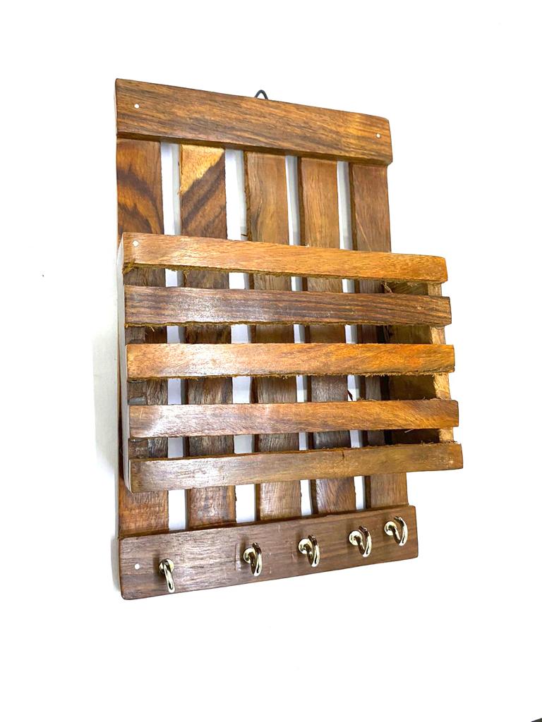 Wooden Key Box Letter Mobile Holder Creative Design Utility Now At Tamrapatra