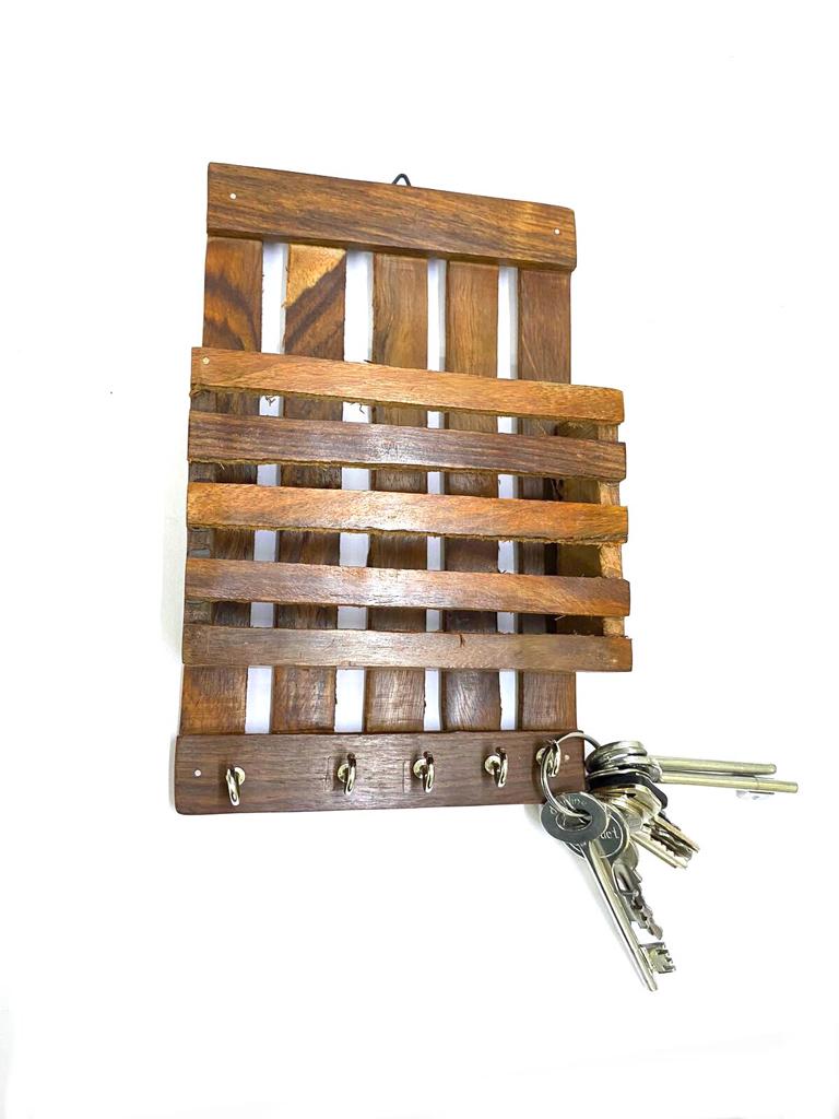 Wooden Key Box Letter Mobile Holder Creative Design Utility Now At Tamrapatra