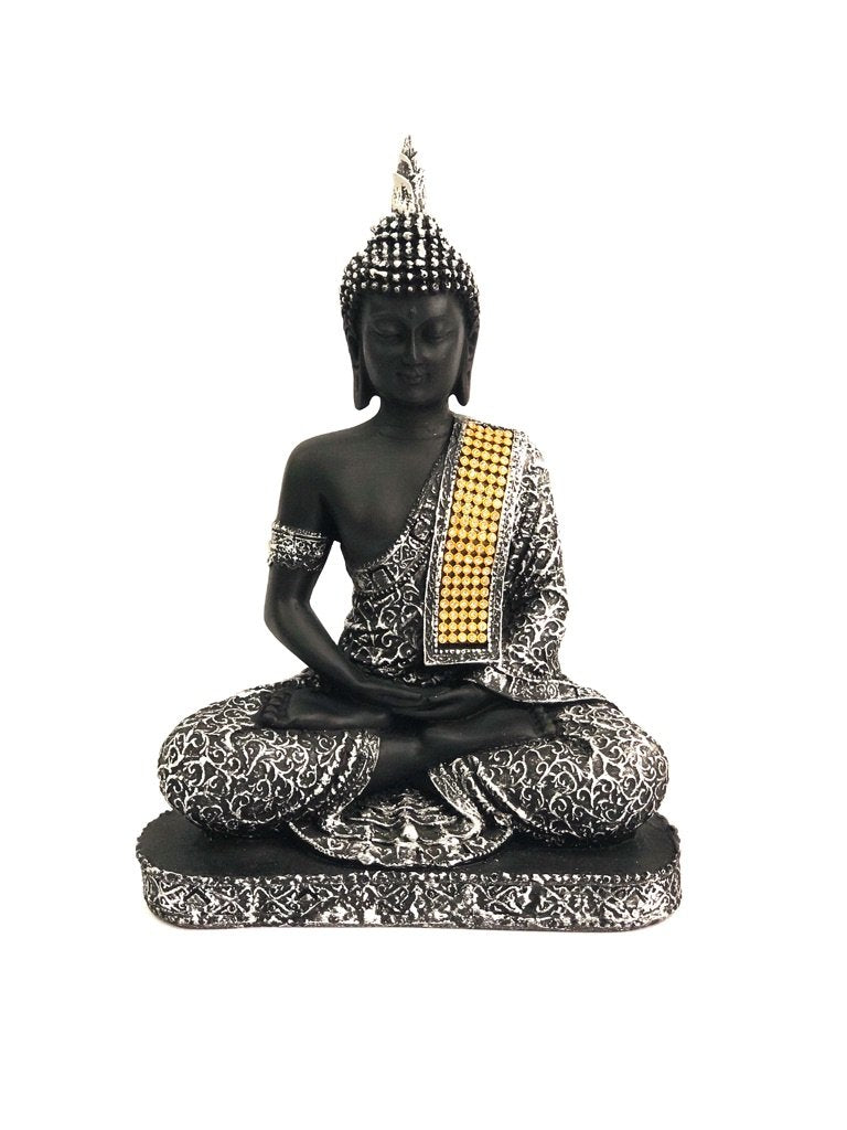 Buddha Statue Figure Idol Resin Exclusive Artefacts Multicolor Tamrapatra