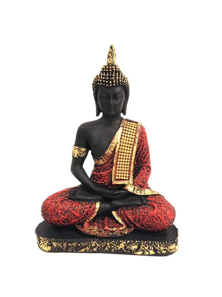 Buddha Statue Figure Idol Resin Exclusive Artefacts Multicolor Tamrapatra