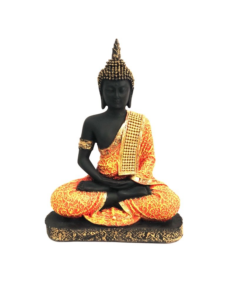 Buddha Statue Figure Idol Resin Exclusive Artefacts Multicolor Tamrapatra