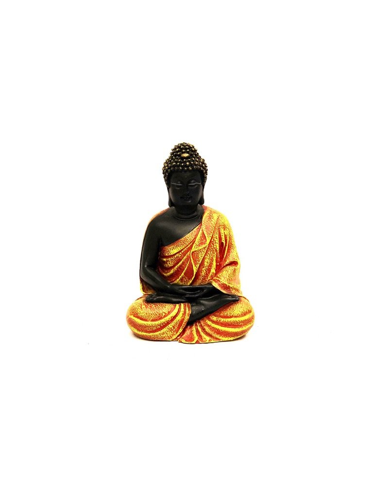 Sitting Buddha Meditation Largest Fiber Artefacts Vibrant Collection By Tamrapatra