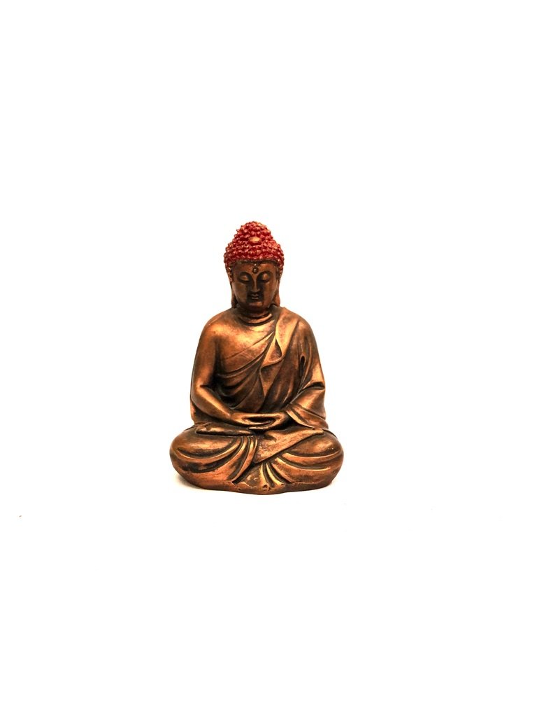 Sitting Buddha Meditation Largest Fiber Artefacts Vibrant Collection By Tamrapatra
