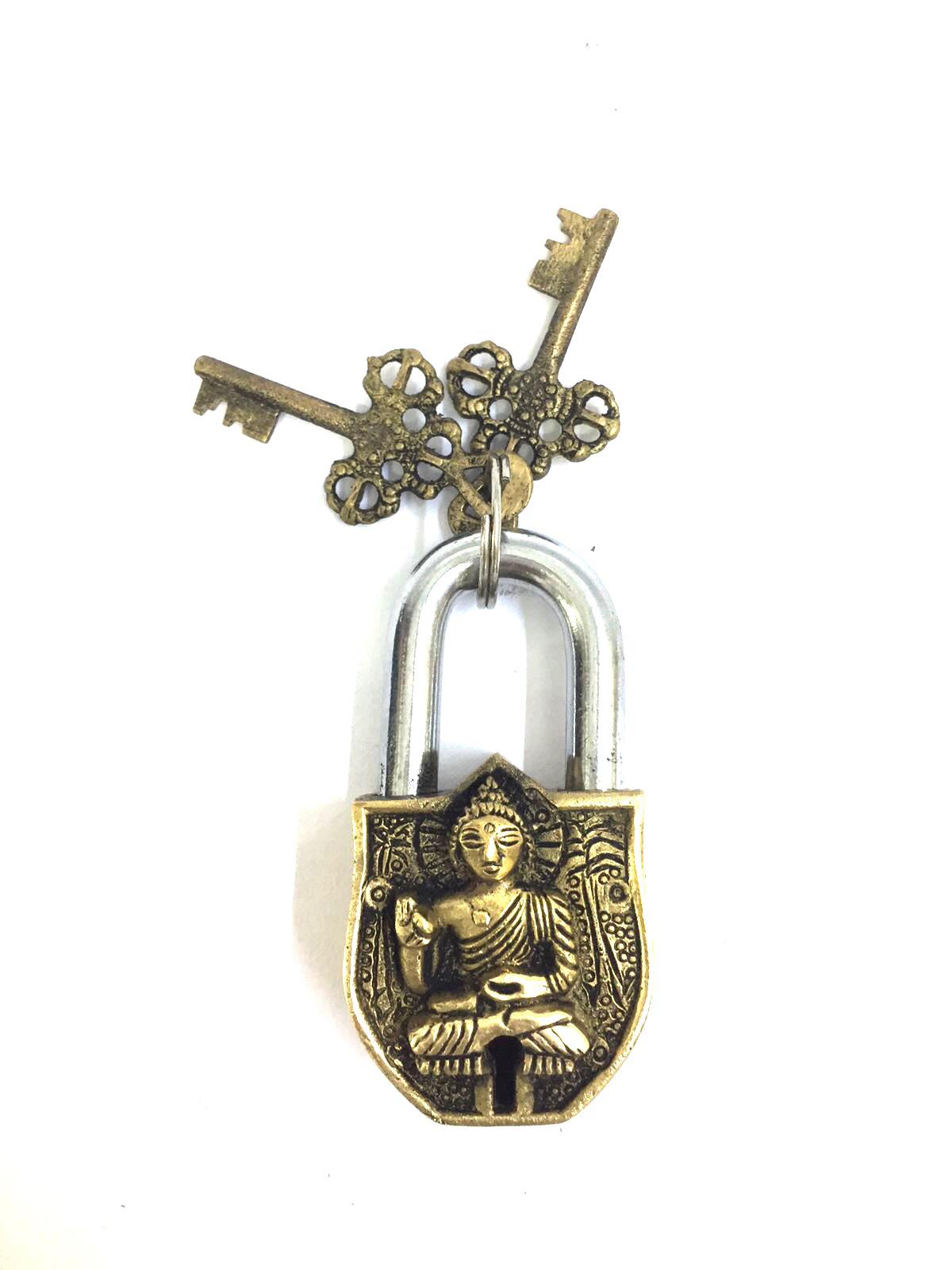 Antique Premium Quality Brass Locks Designed Handicrafts Must Buy Tamrapatra - Tamrapatra
