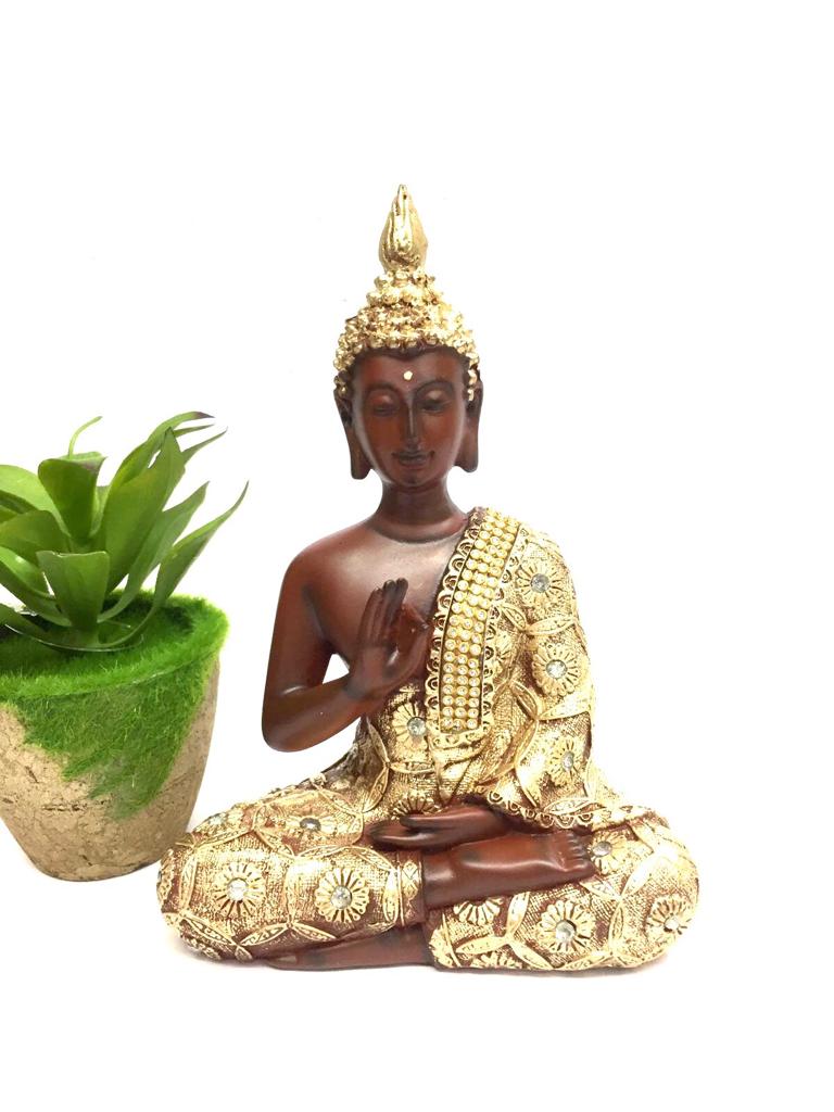 Buddha Sculpture Exclusive Figurine Spiritual New Home Décor From Tamrapatra