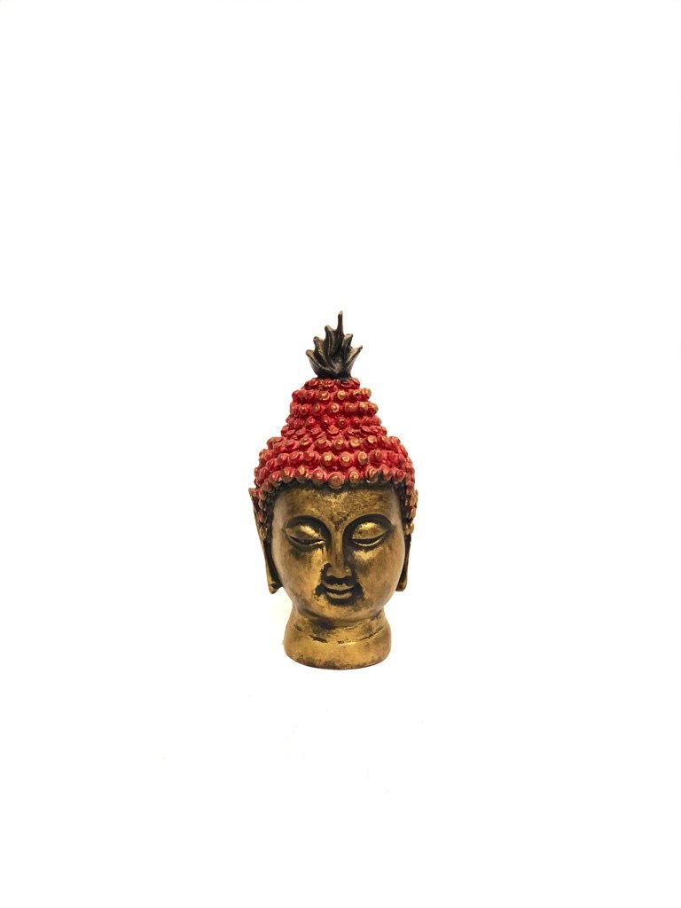 Buddha Face In Various Shades Detailed Indian Craftsmanship Only By Tamrapatra