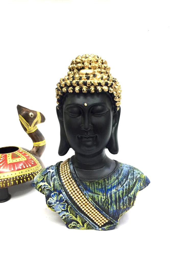 Buddha Bust Sculpture Face Spiritual Collection Extraordinary From Tamrapatra
