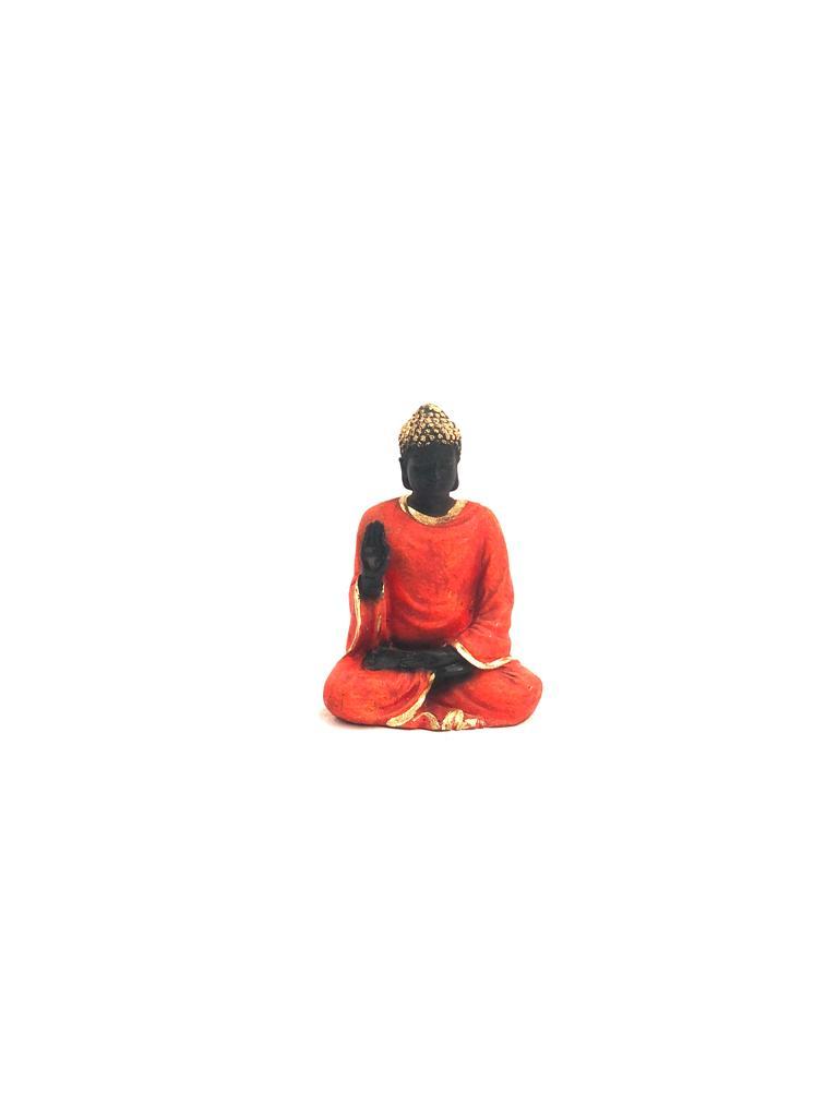 Lord Buddha Resin Handicrafts Collection Religious Showpiece By Tamrapatra