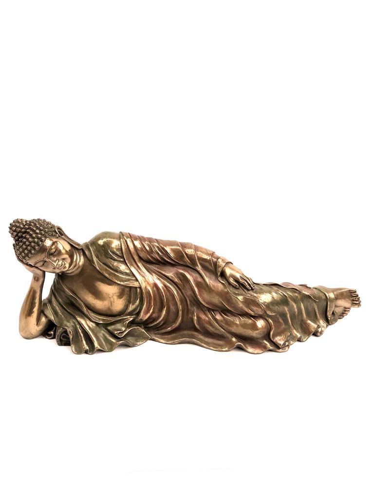 Sleeping Buddha Idols Cold Cast Bronze Creations Exclusive Range Tamrapatra