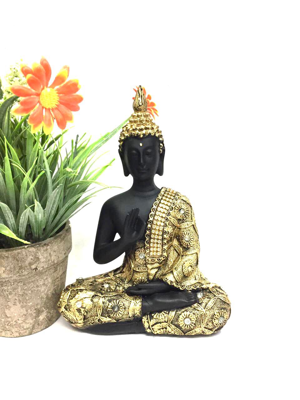 Buddha Sculpture Exclusive Figurine Spiritual New Home Décor From Tamrapatra
